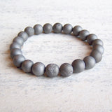 Silver Druzy